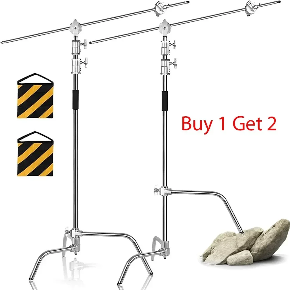 Photography Lighting Box - Cross Arm Stainless Steel Kit Light