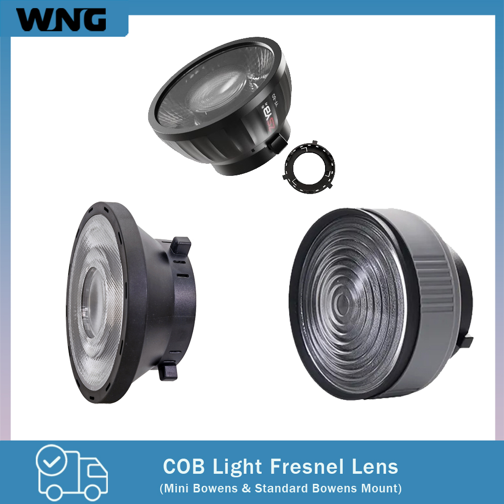 Photography Lighting Studio - Fresnel Lens 15-55 Degree Adjustable Focus