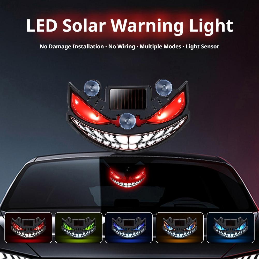 Interior Photography Lighting - Solar Devil Eye Car LED Decor