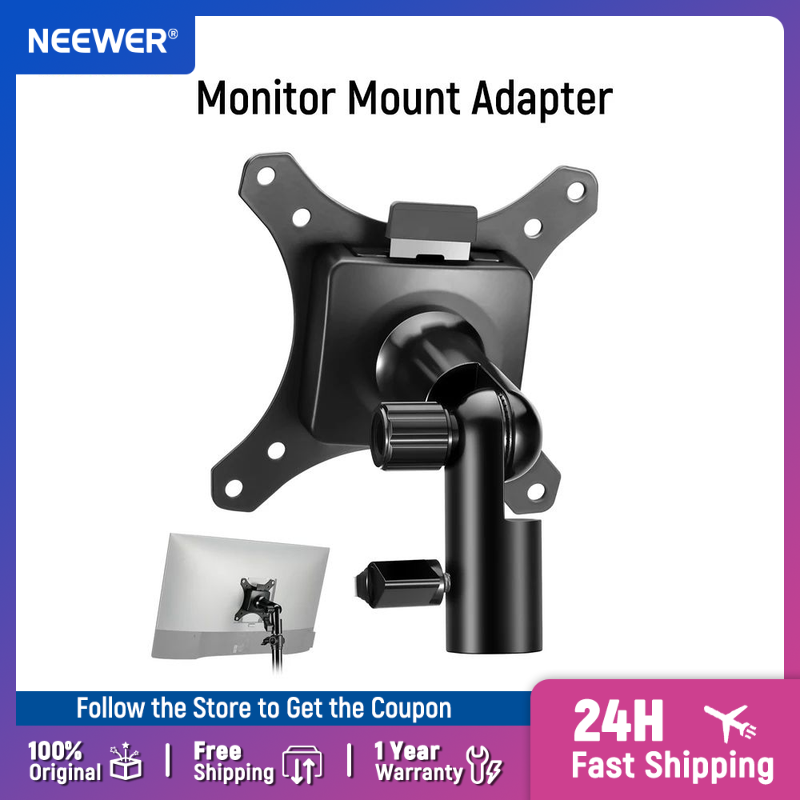 Iris Photography Led Lighting Pack - NEEWER Monitor Mount Adapter with Quick