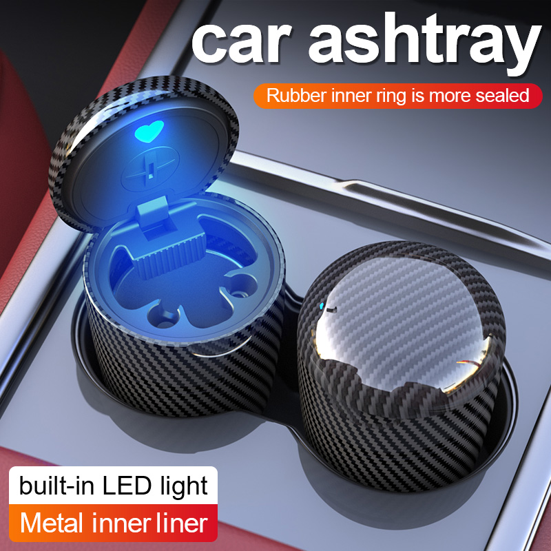 Interior Photography Lighting - One-Click Open Car Ashtray With LED