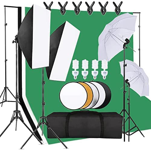 Photography Lighting Umbrella - Cost-effective Photo Studio Equipment Set Include