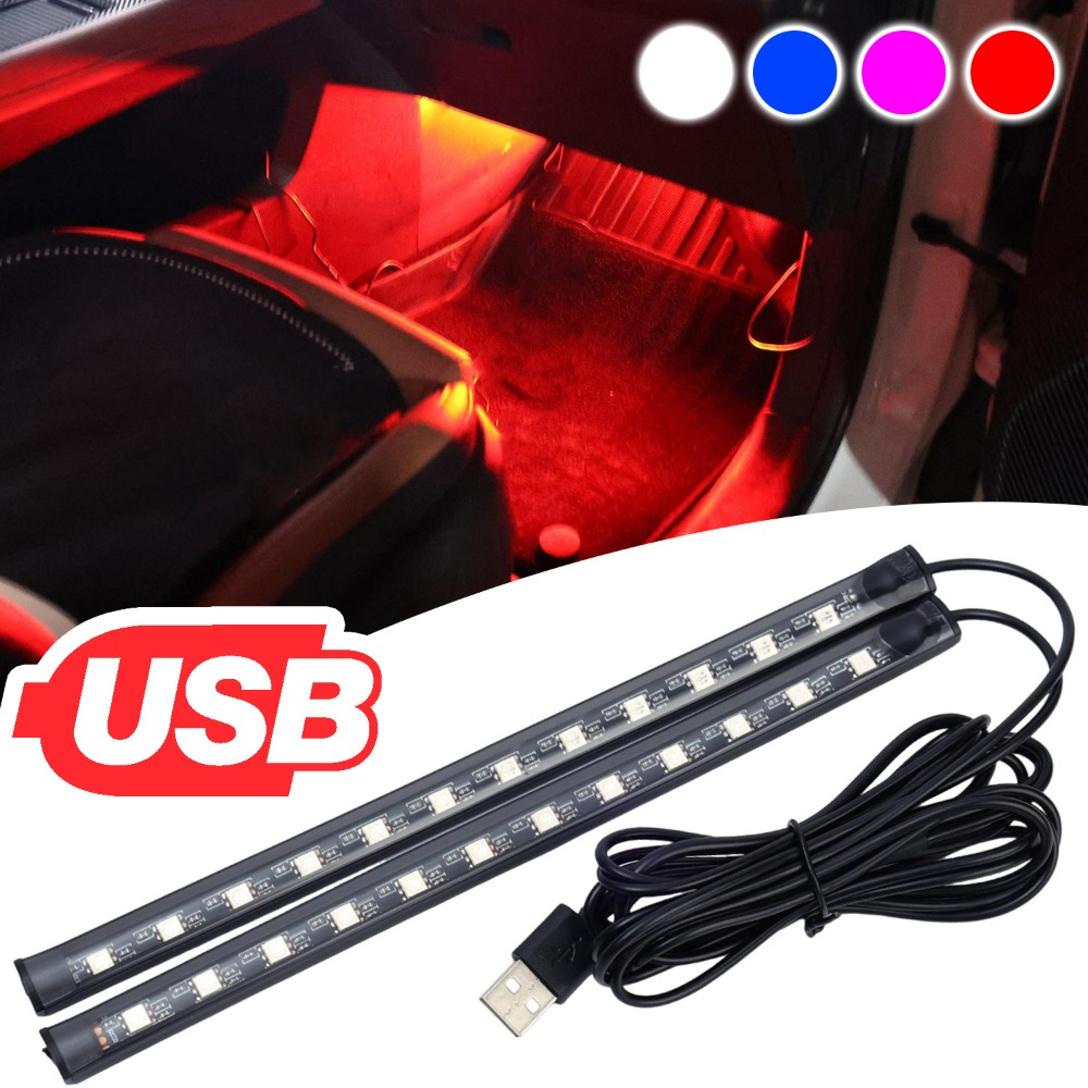 Interior Photography Lighting - USB Car LED Strip Light Interior