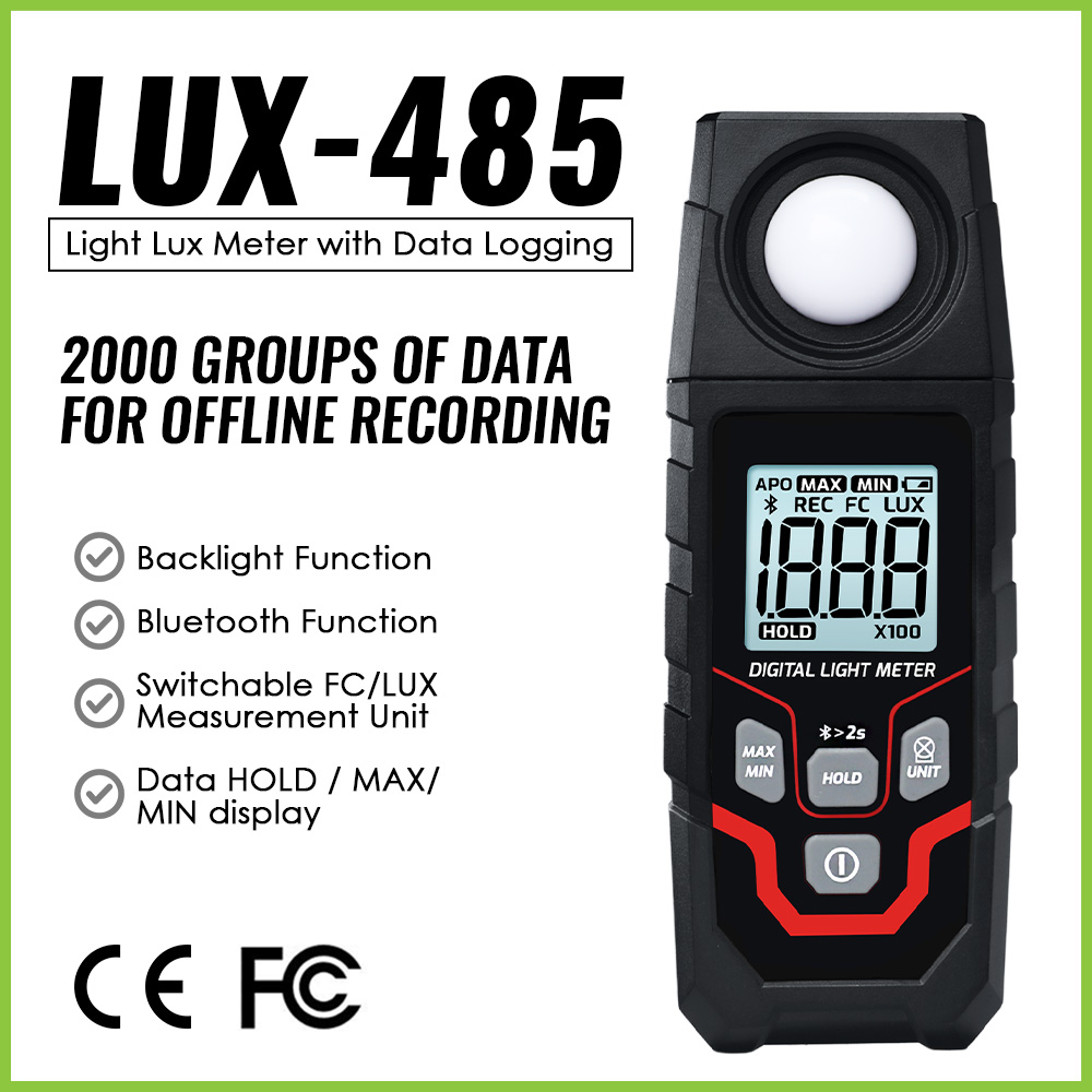 Photography Lighting Equipment - Bluetooth Digital Lux Meter w/ App
