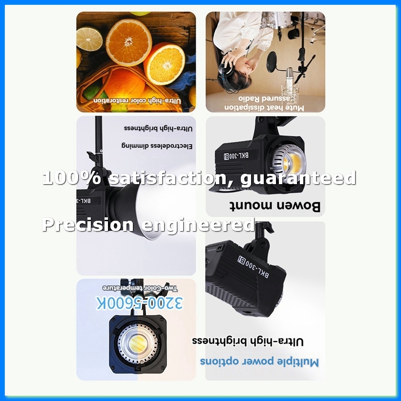 Photography Lighting Indoor - 300W Bi LED Video Light, Continuous