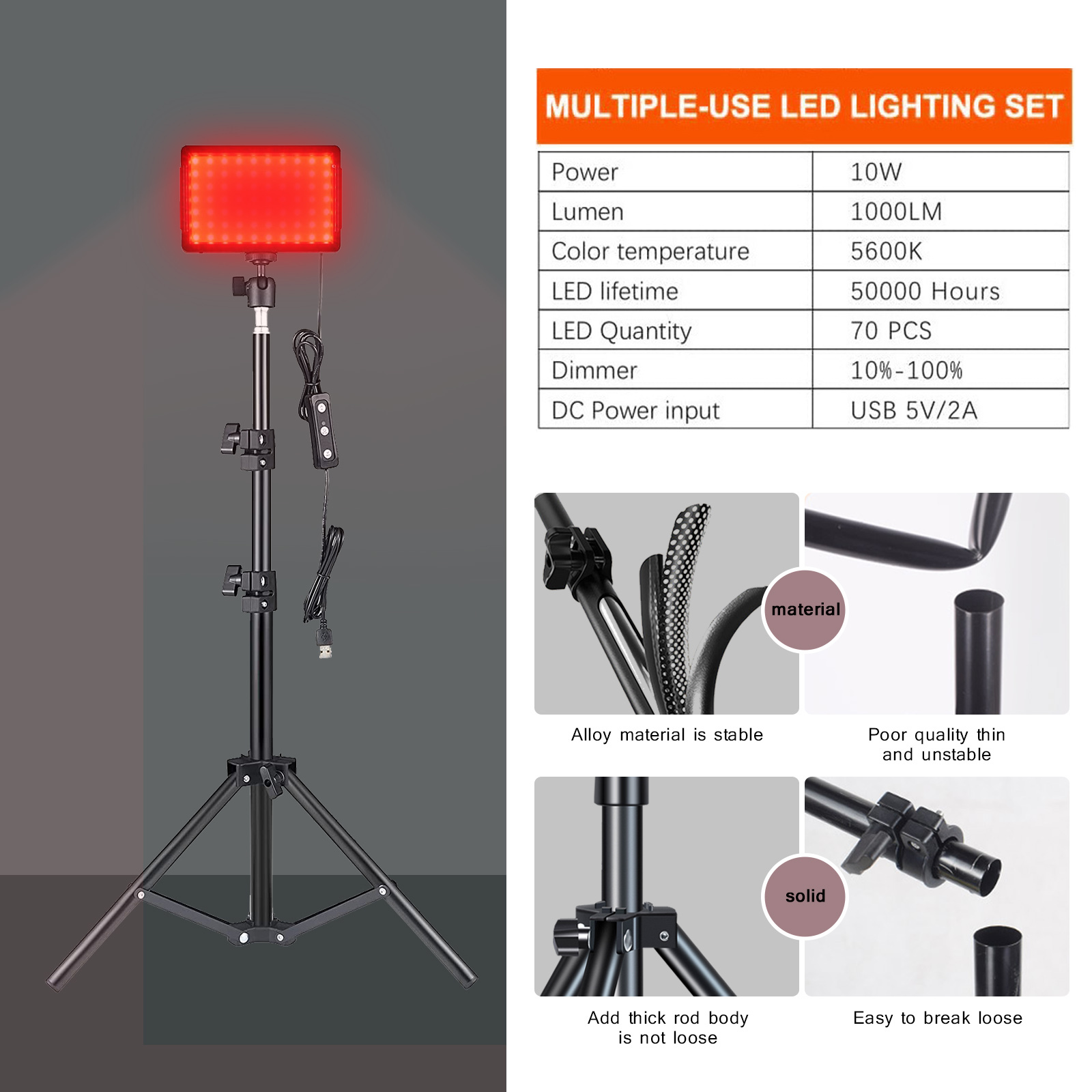 LED Photography Video Light Pa - Iris Photography Led Lighting Pack recension och pris