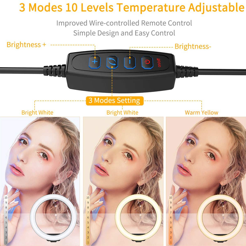 16/26/33cm Selfie Ring Light P - Photography Lighting Box recension och pris