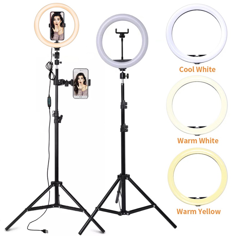 6/10/12 Inch LED Selfie Ring L - Quality Photography Lighting recension och pris