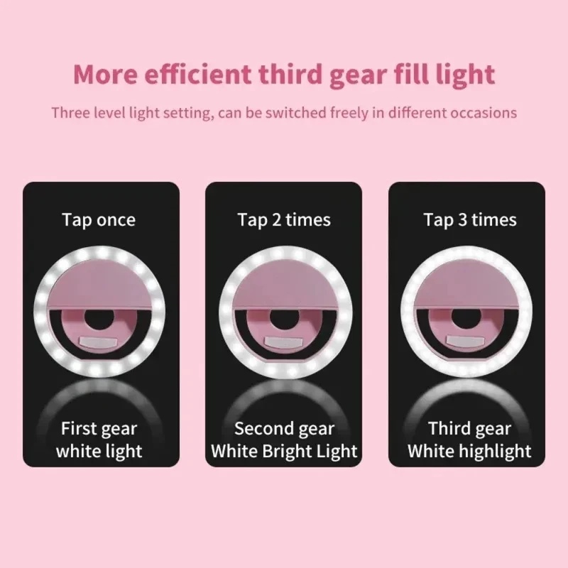 1-4pcs LED Selfie Ring Fill Li - Photography Lighting Equipment recension och pris