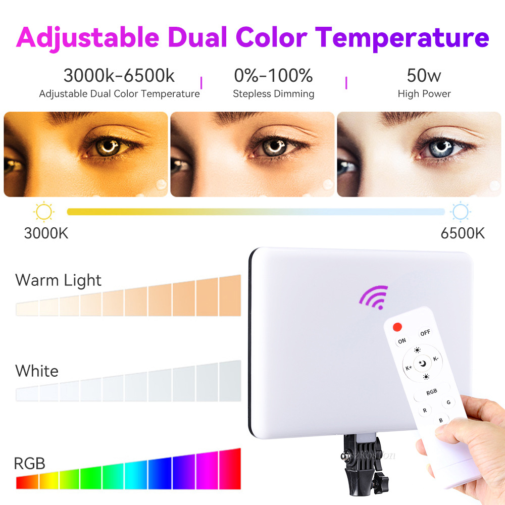 RGB 14'' LED Video Light Remot - Photography Lighting Uk recension och pris