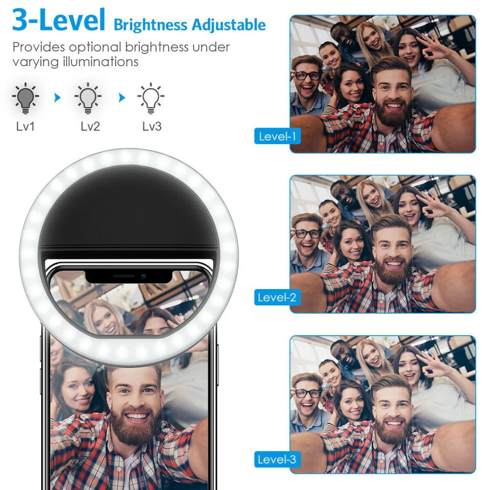 LED Selfie Fill Light USB Char - Photography Lighting Indoor recension och pris
