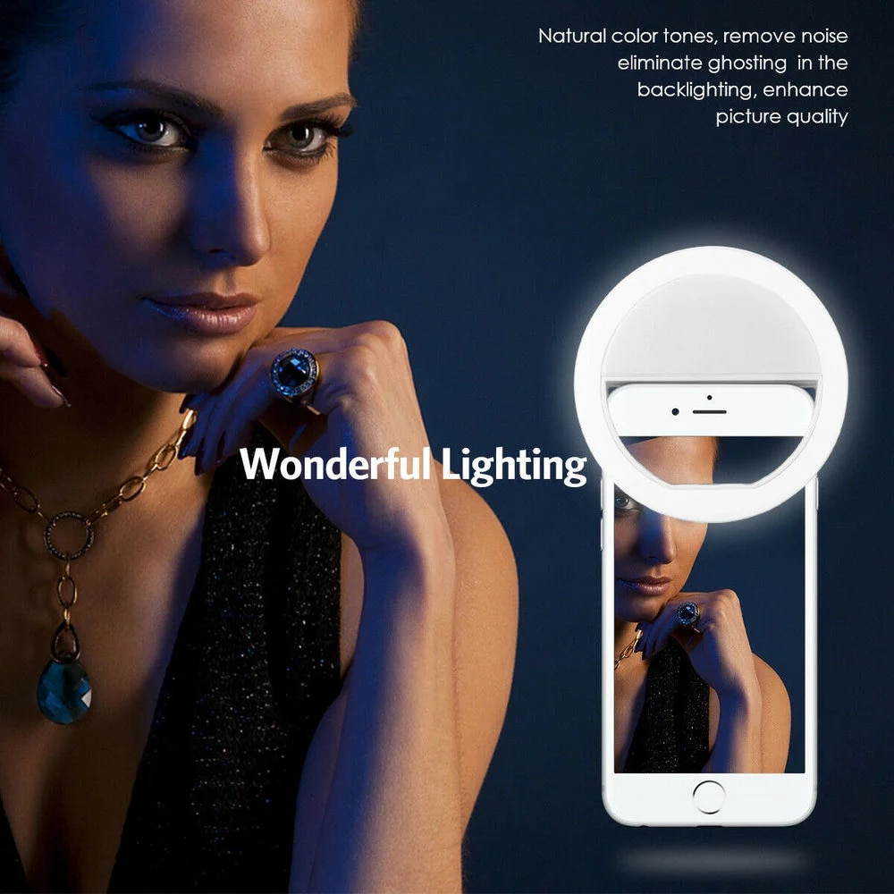 LED Selfie Fill Light USB Char - Photography Lighting Indoor recension och pris