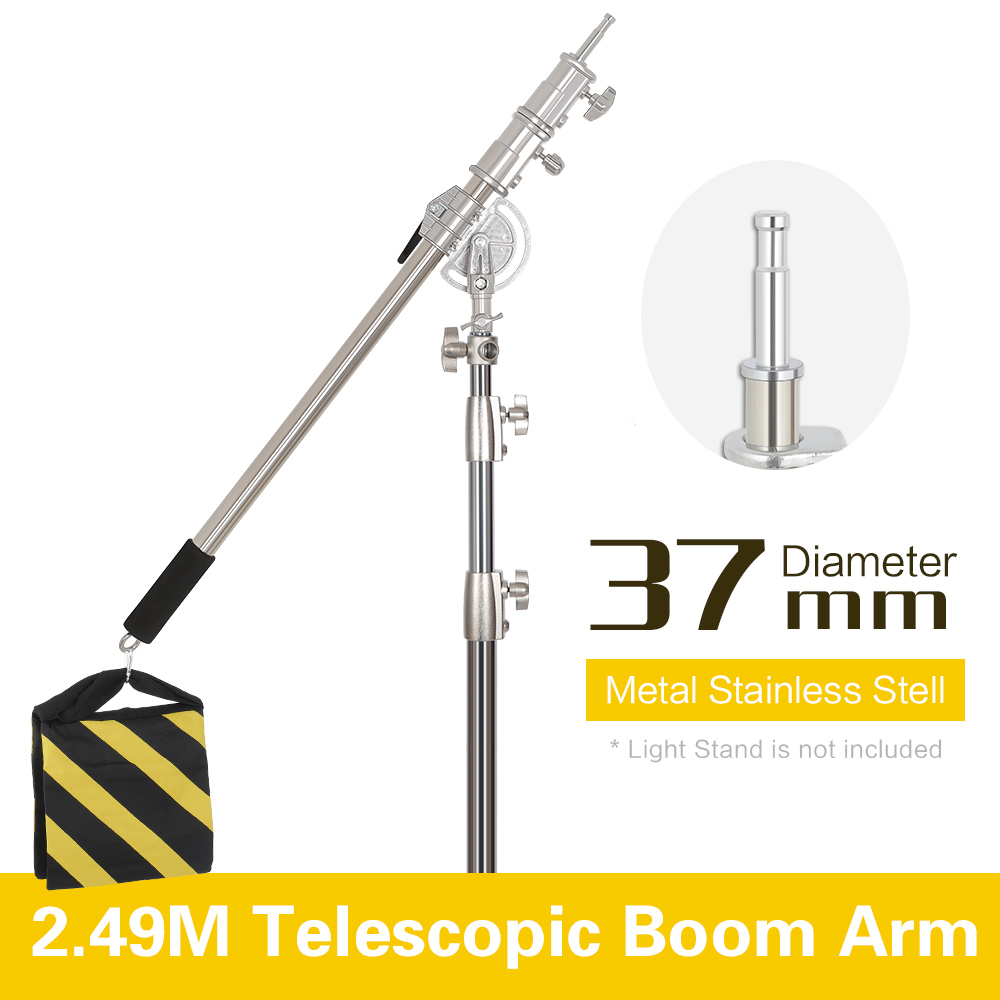 2.49M Length Cross Arm Stainle - Photography Lighting Box recension och pris