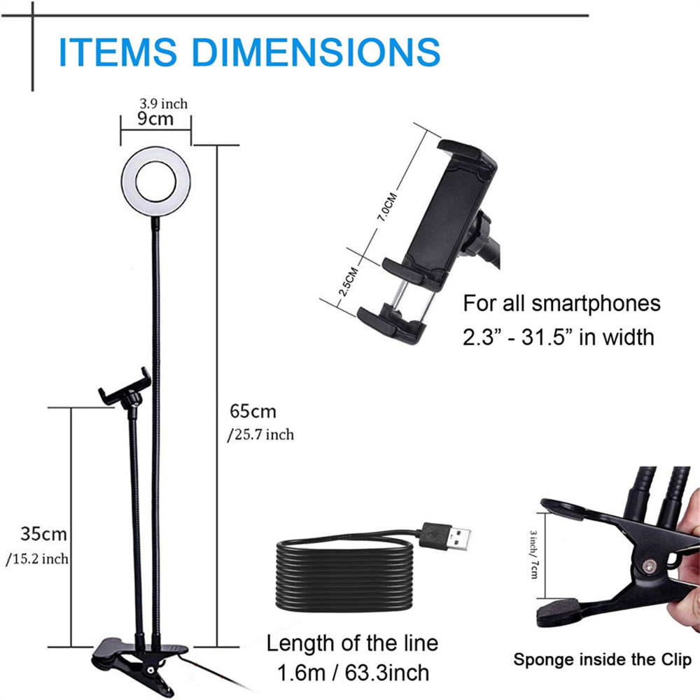 Universal Flexible Mobile Phon - Photography Lighting Indoor recension och pris