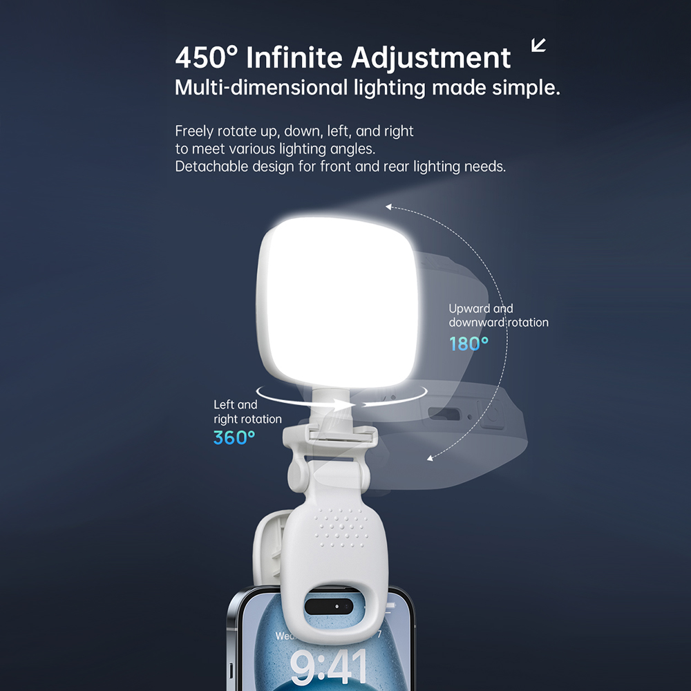 Portable LED Selfie Light Came - Photography Lighting Equipment recension och pris