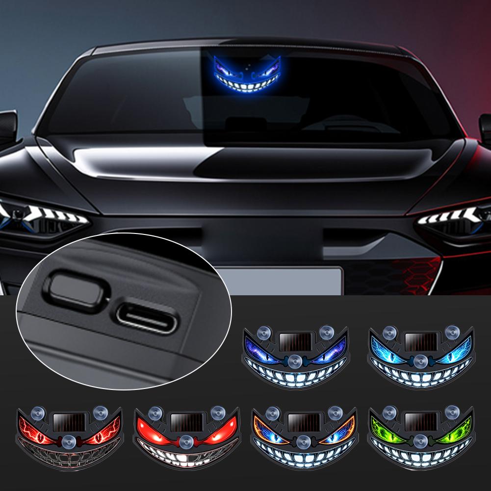 Solar Devil Eye Car LED Decor  - Interior Photography Lighting recension och pris