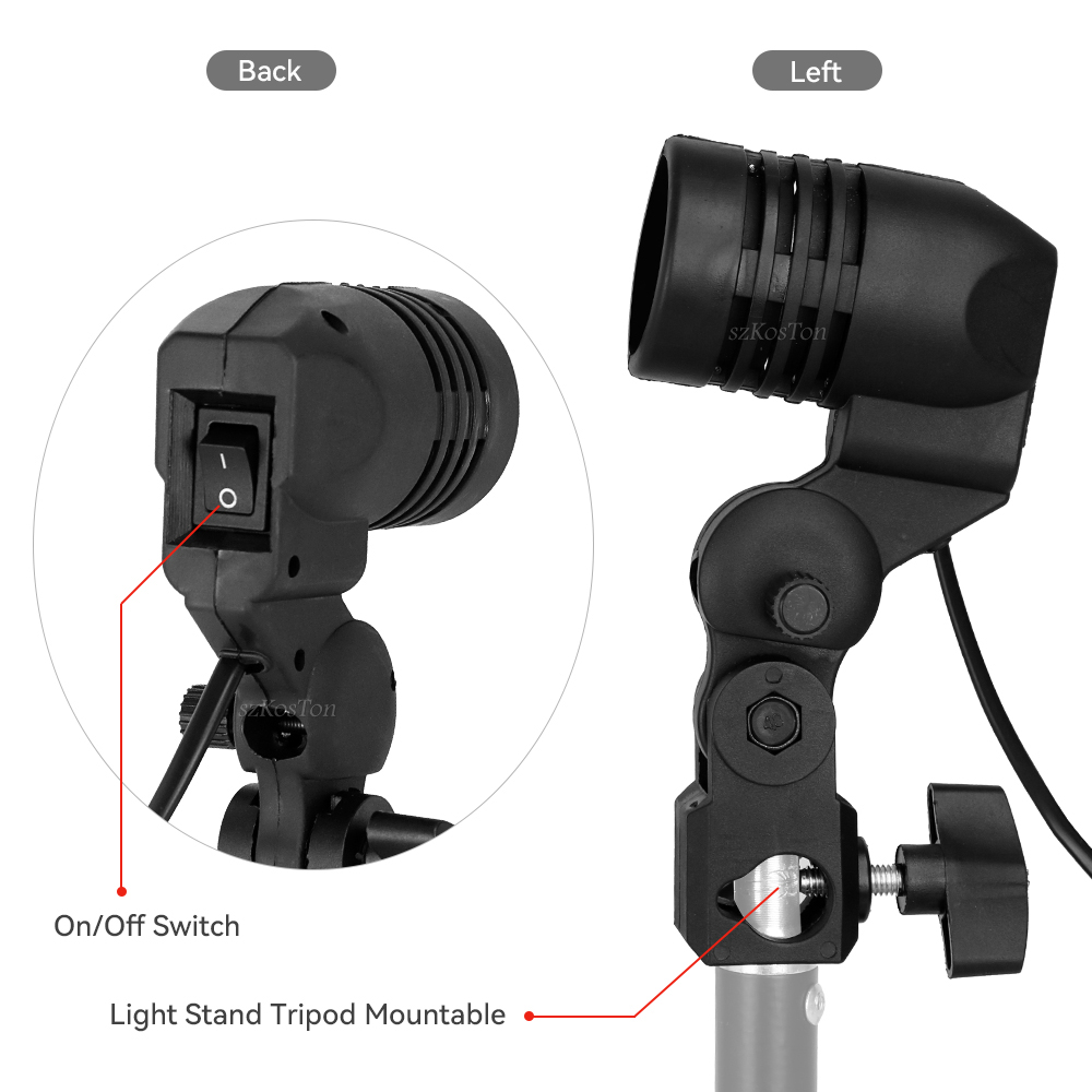Single Head Bulb Holder E27 So - Photography Lighting Umbrella recension och pris