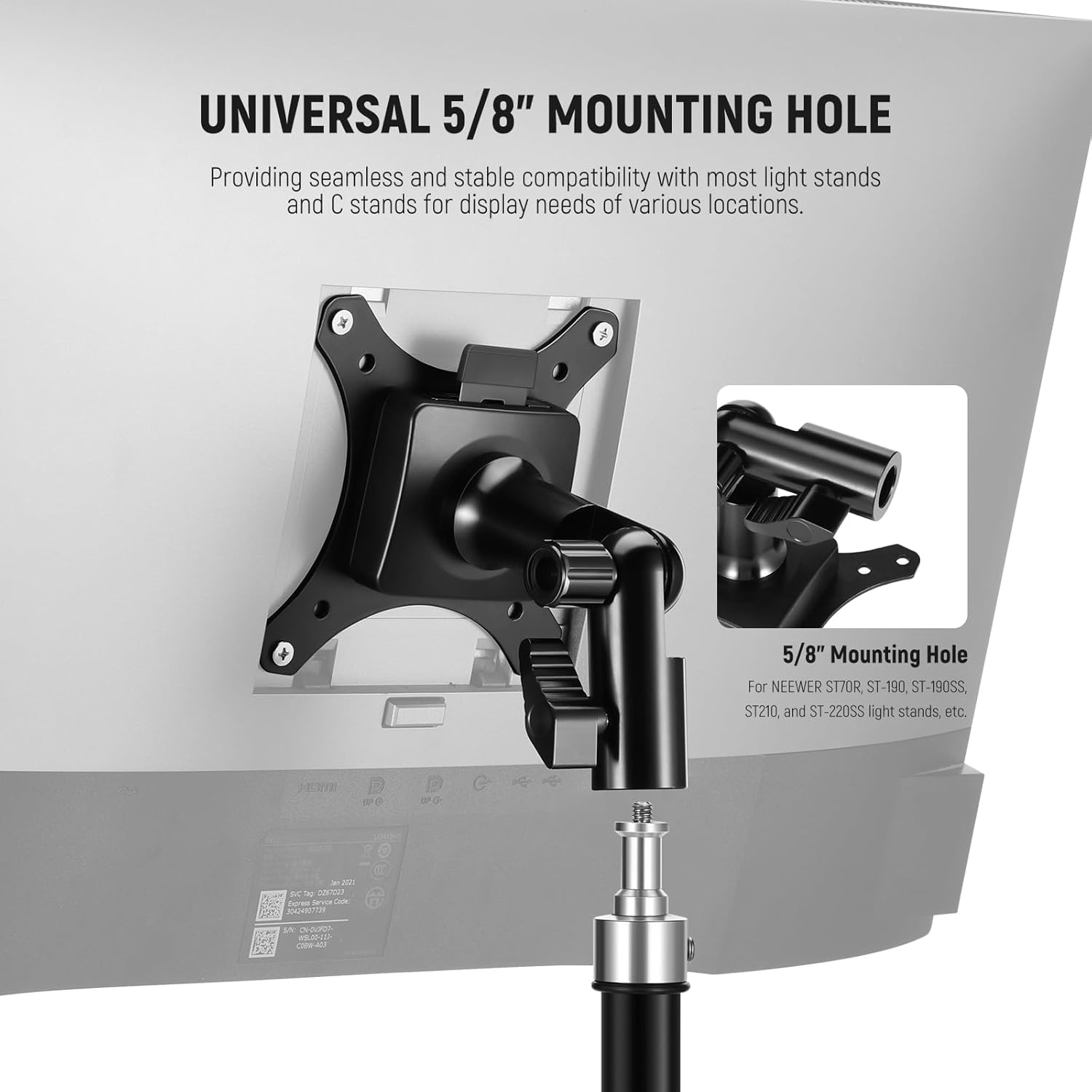 NEEWER Monitor Mount Adapter w - Iris Photography Led Lighting Pack recension och pris