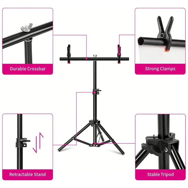 T-shaped Photography Backdrops - Photography Lighting Setup recension och pris