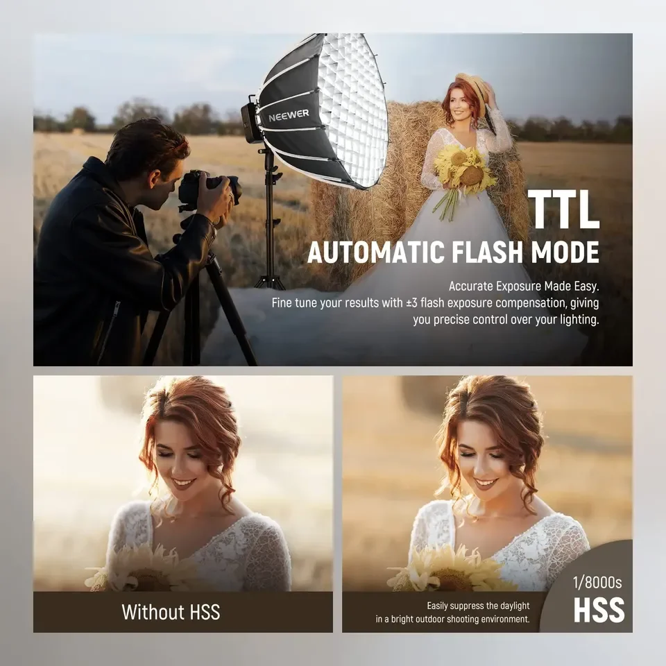 2026 Q4 400Ws 2.4G TTL  Manual - Photography Using Lighting recension och pris