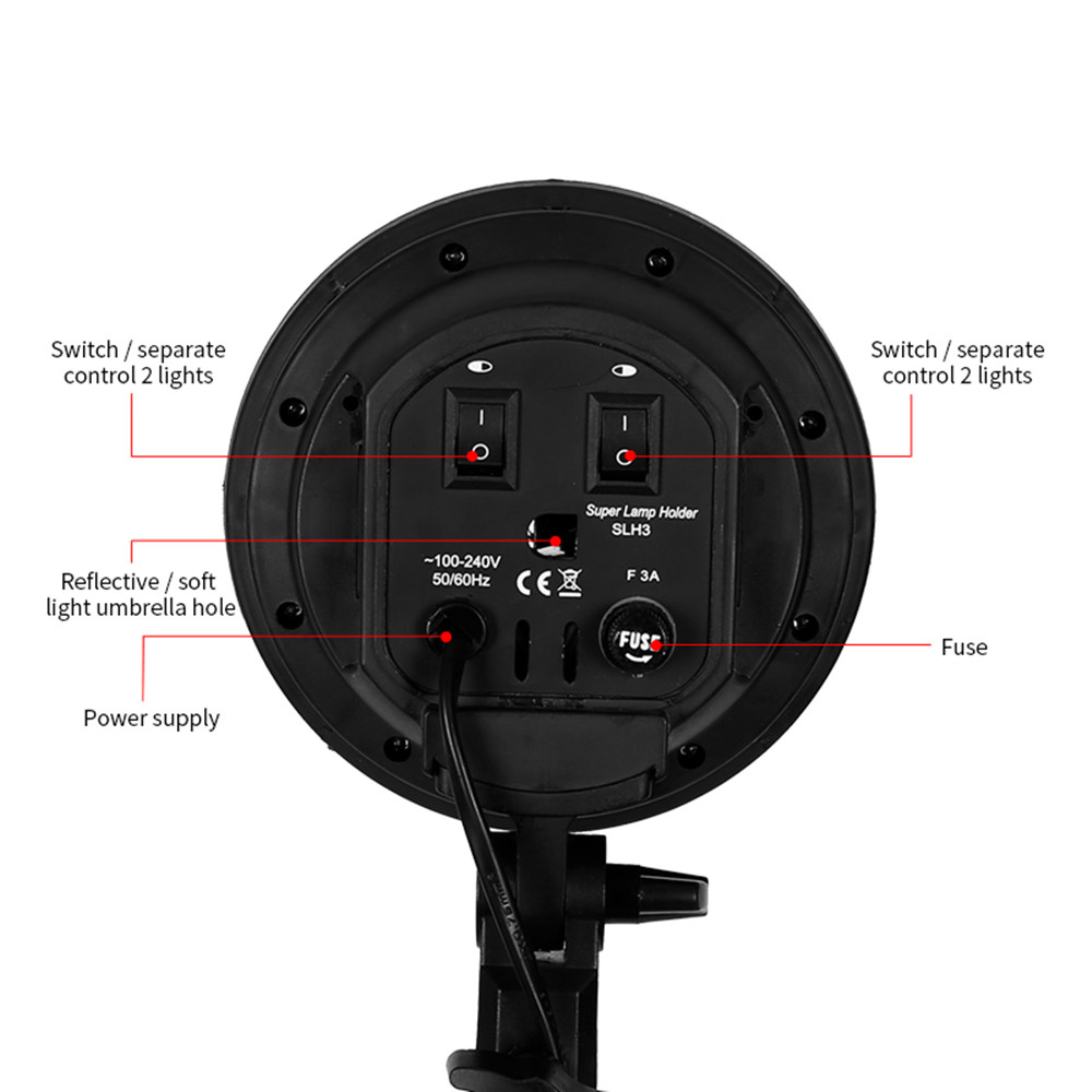 E27 Base Four Lamp Holder  Lig - Photography Using Lighting recension och pris