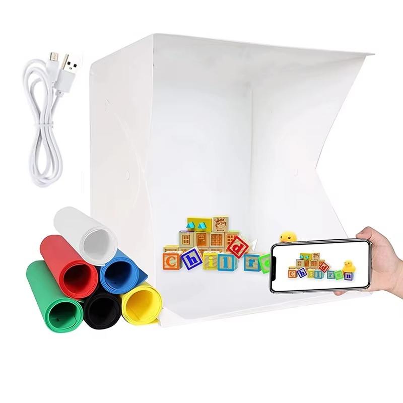 Folding Lightbox Portable Phot - Photography Lighting Setup recension och pris
