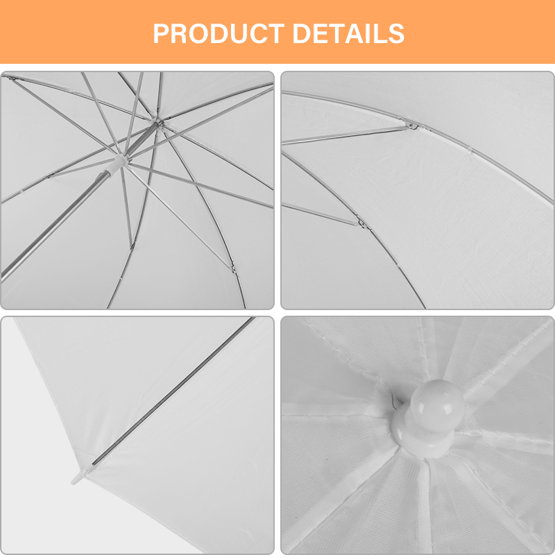 76 * 80cm X4 Transparent White - Photography Lighting Umbrella recension och pris