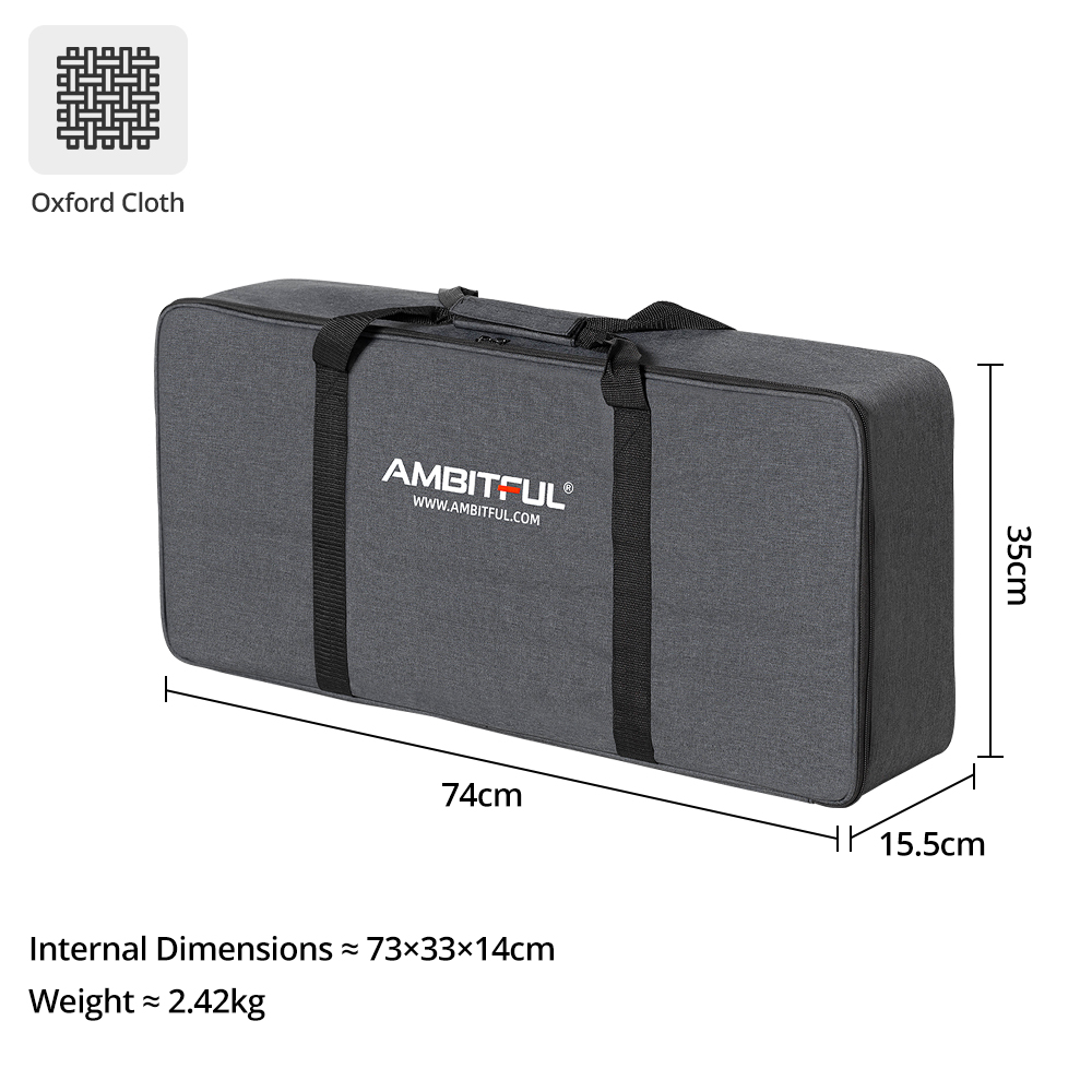 AMBITFUL new PB06 Portable Car - Photography Lighting Case recension och pris