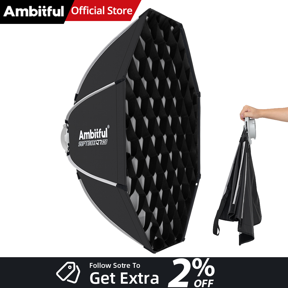 AMBITFUL Q7II 55/65/90cm Bowen - Photography Lighting Setup recension och pris