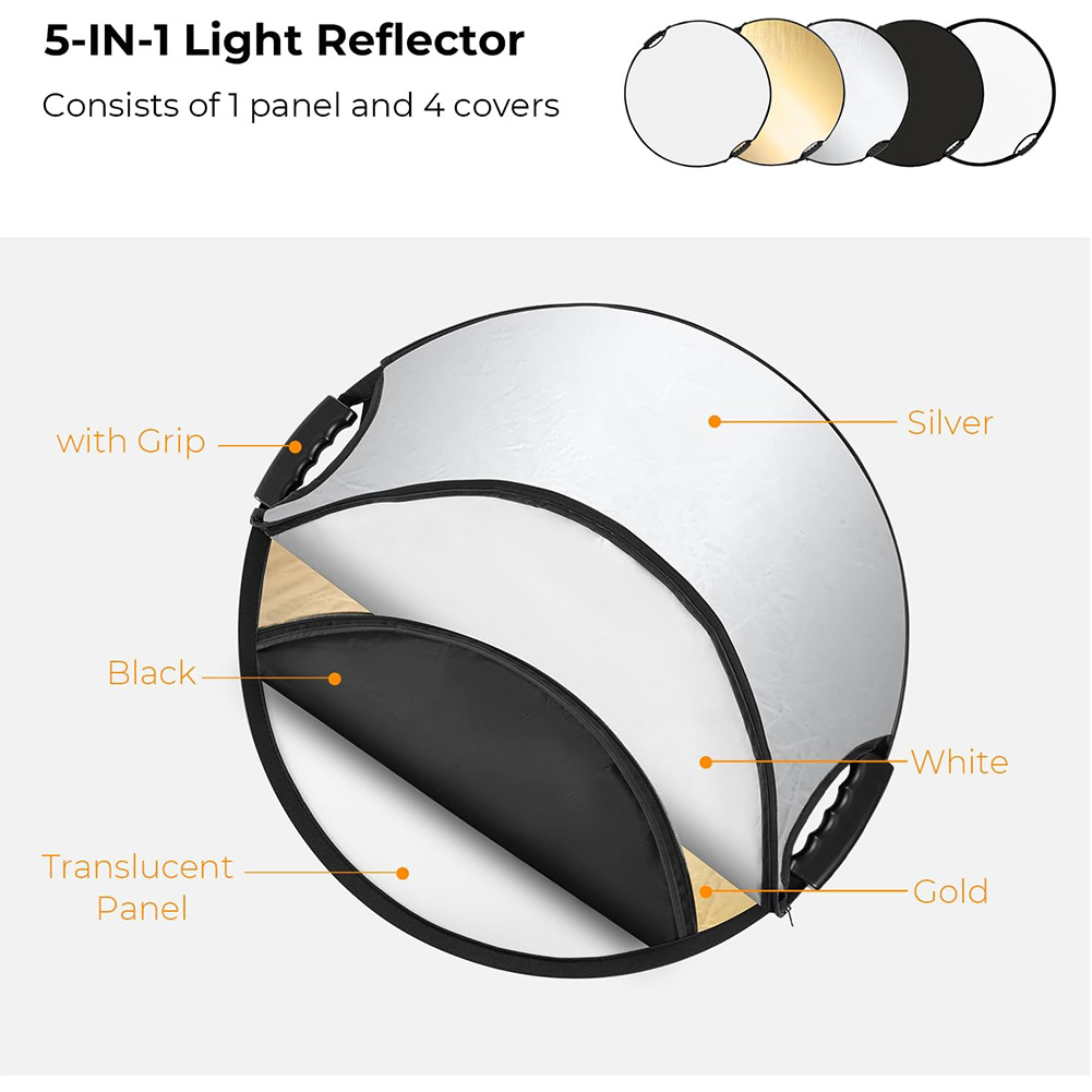 MYOBO Reflector Photography Co - Photography Lighting Case recension och pris