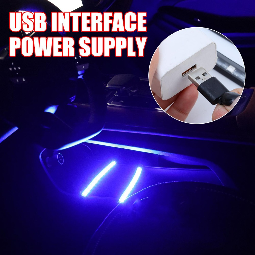 USB Car LED Strip Light Interi - Interior Photography Lighting recension och pris