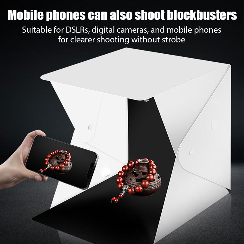 Folding Lightbox Portable Phot - Iris Photography Led Lighting Pack recension och pris