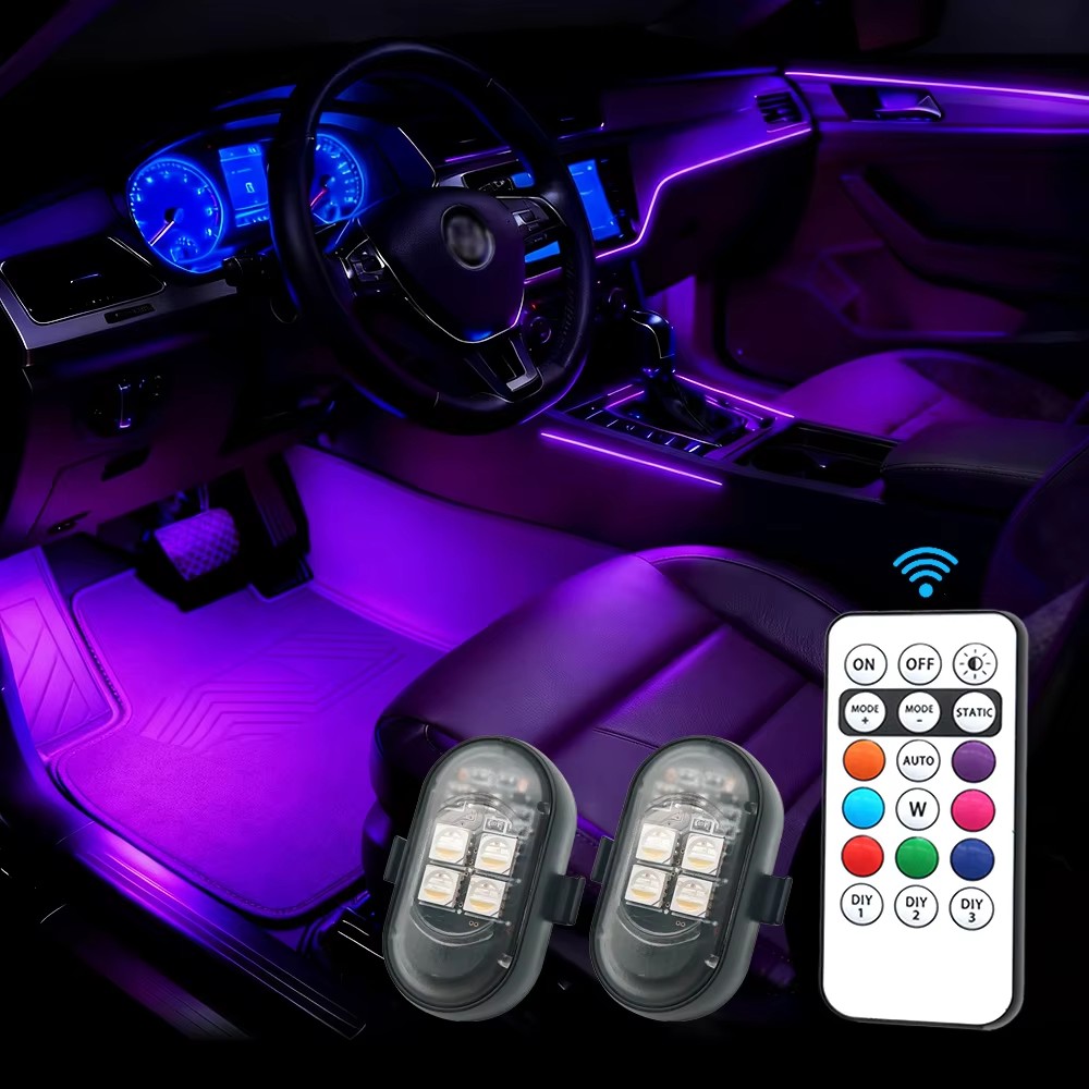 RGB Car Interior Lights with W - Interior Photography Lighting recension och pris