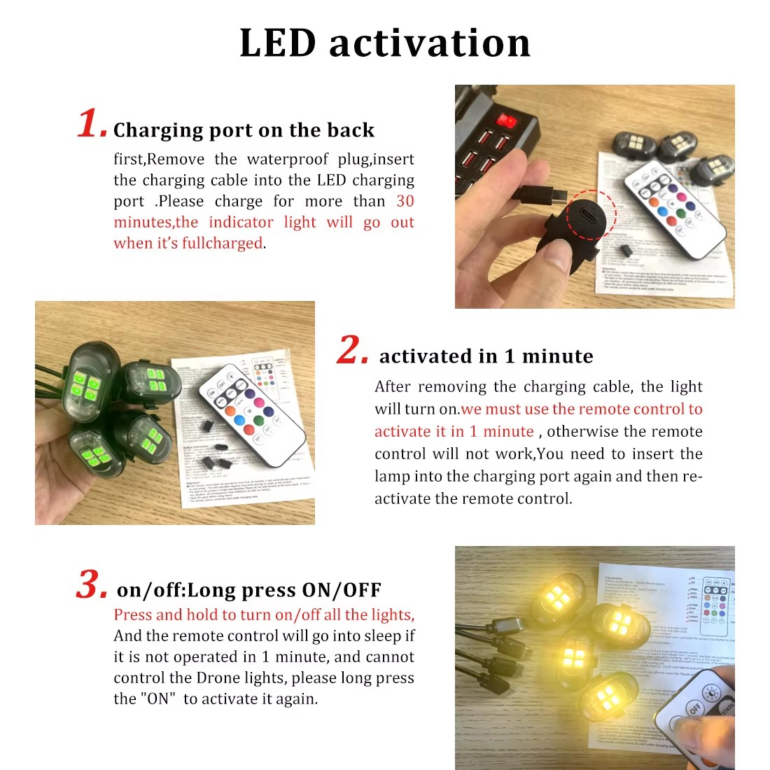 RGB Car Interior Lights with W - Interior Photography Lighting recension och pris