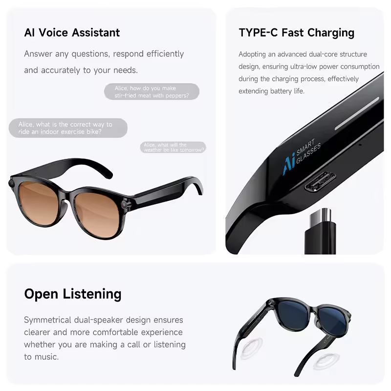 M89-S AI Smart Glasses Equippe - Photography Lighting Indoor recension och pris