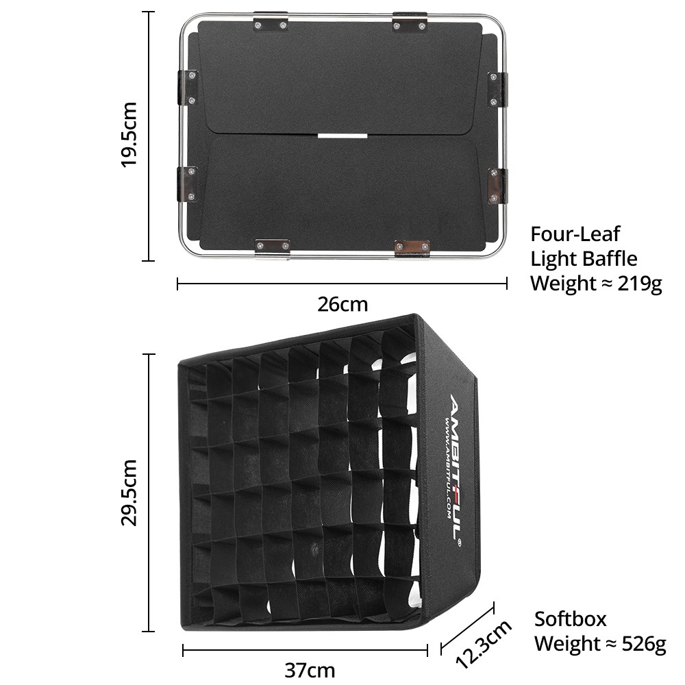 AMBITFUL P35R LED Video Panel  - Video Light Panel Led recension och pris