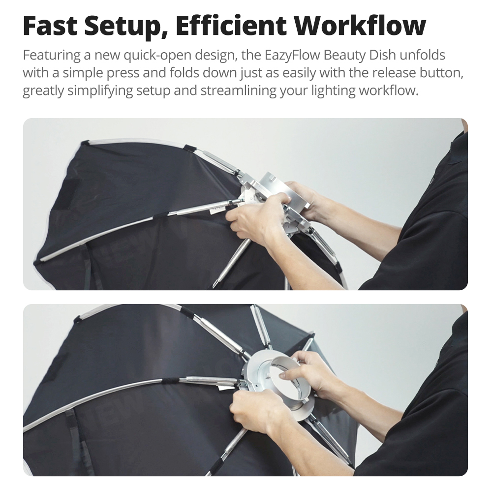 New Godox EazyFlow Beauty Dish - Photography Lighting Box recension och pris
