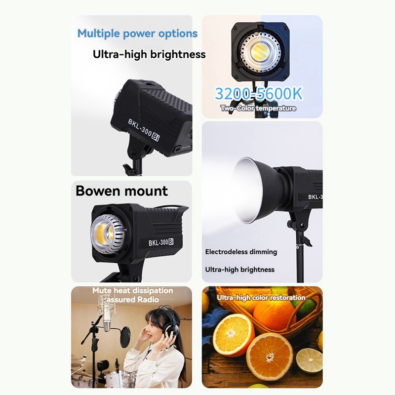 300W Bi LED Video Light, Conti - Photography Lighting Indoor recension och pris