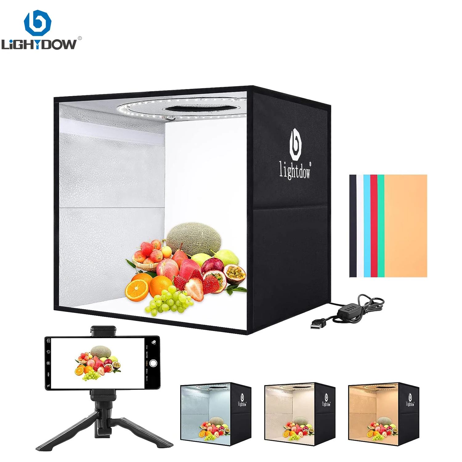 Lightdow Dimmable Photo Box LE - Photography Lighting Setup recension och pris