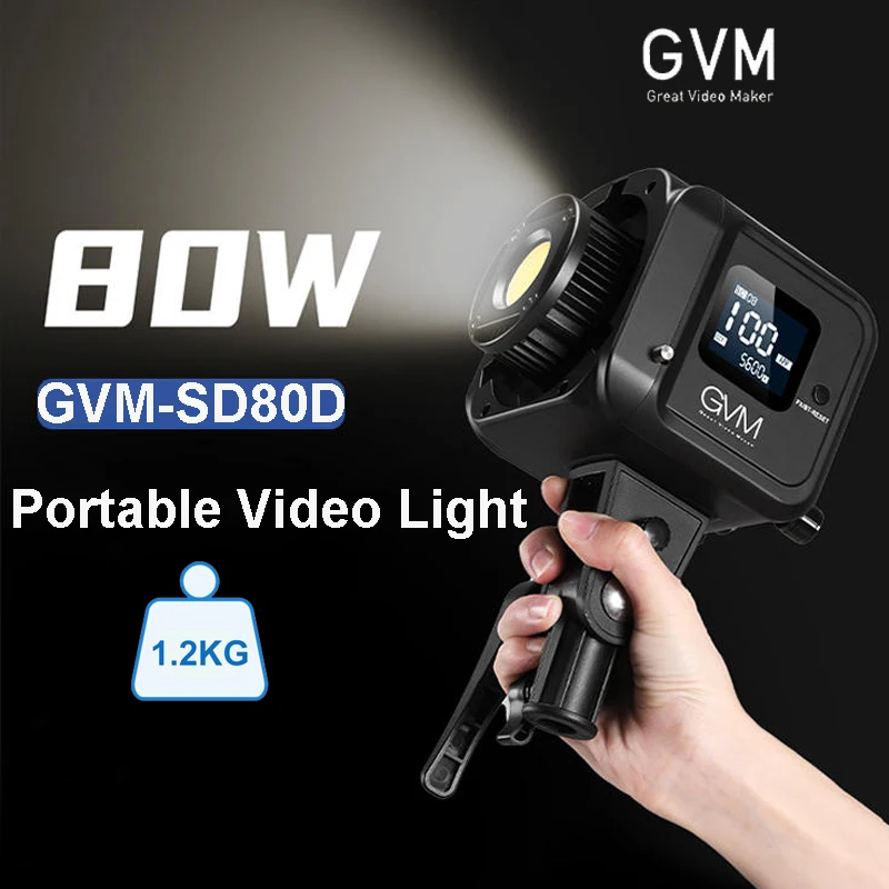 GVM SD80D 80W Bi-Color LED Vid - Photography Using Lighting recension och pris