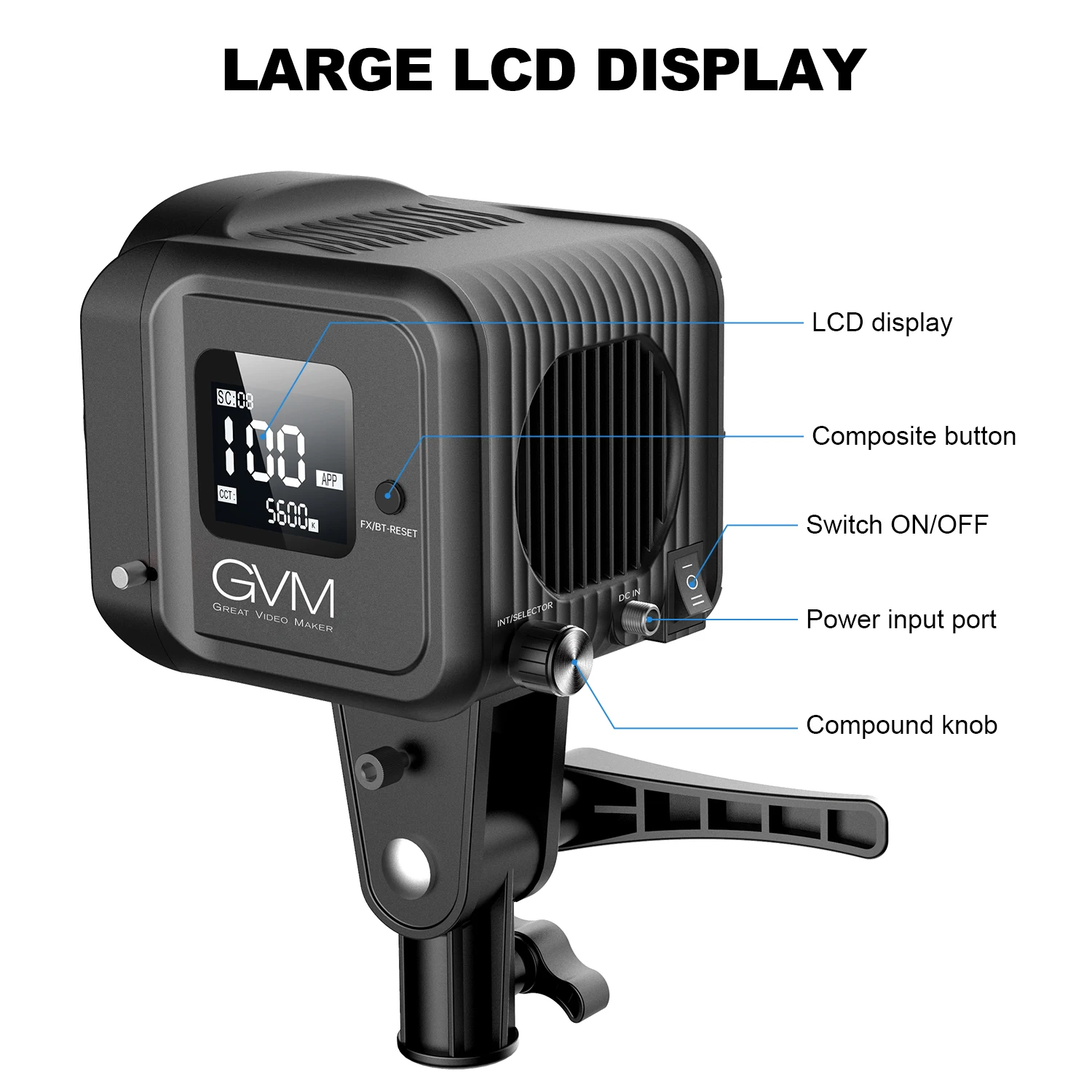 GVM SD80D 80W Bi-Color LED Vid - Photography Using Lighting recension och pris