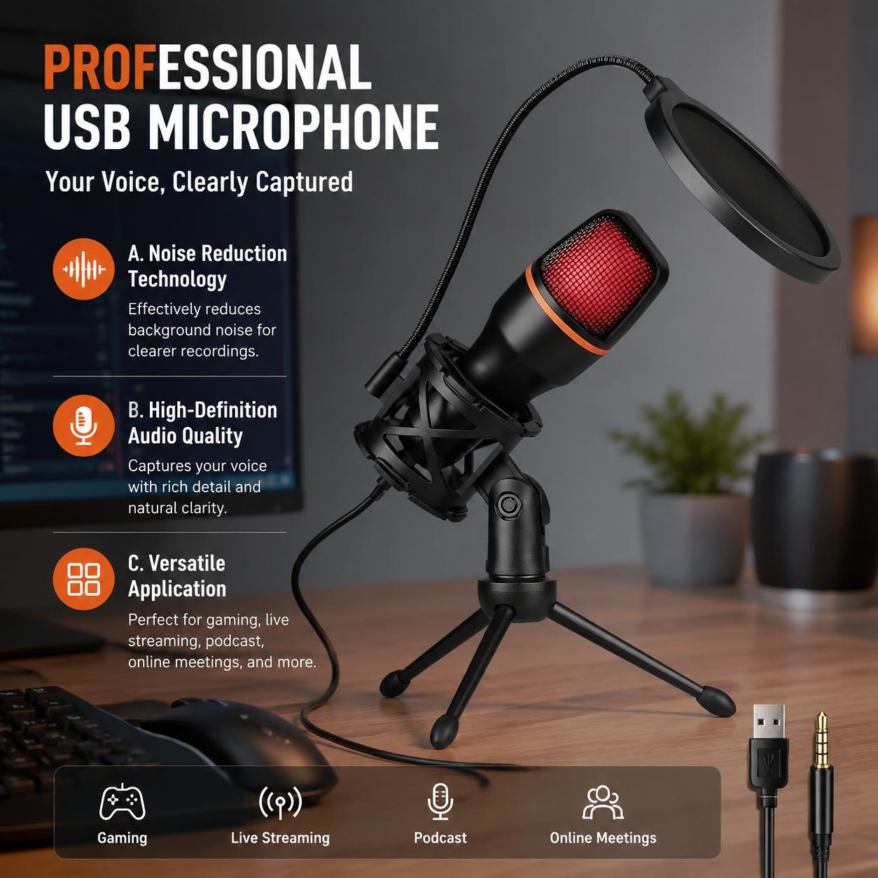 Professional Gaming USB Cardio - Photography Lighting Uk recension och pris