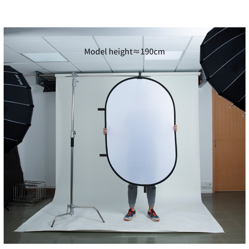100X150CM Foldable Oval Reflec - Video Light Panel Led recension och pris