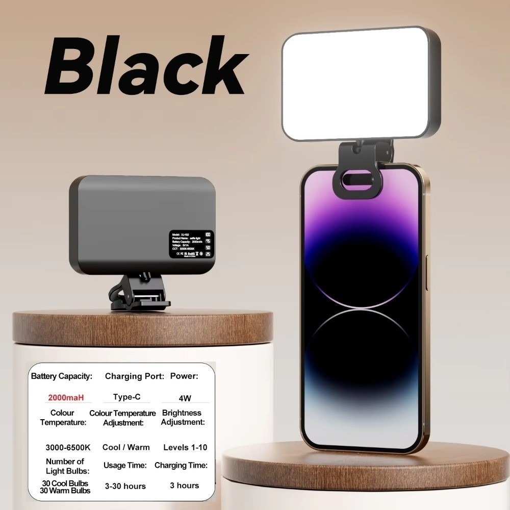 800/1000mAh LED Selfie Light 3 - Photography Using Lighting recension och pris