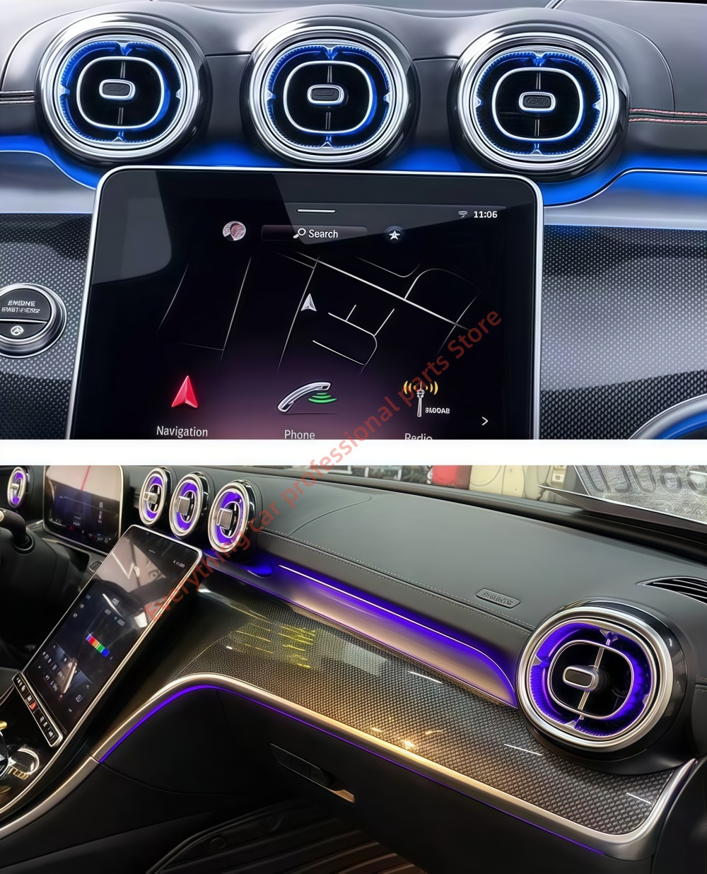 Car 64 color Ambient light for - Interior Photography Lighting recension och pris